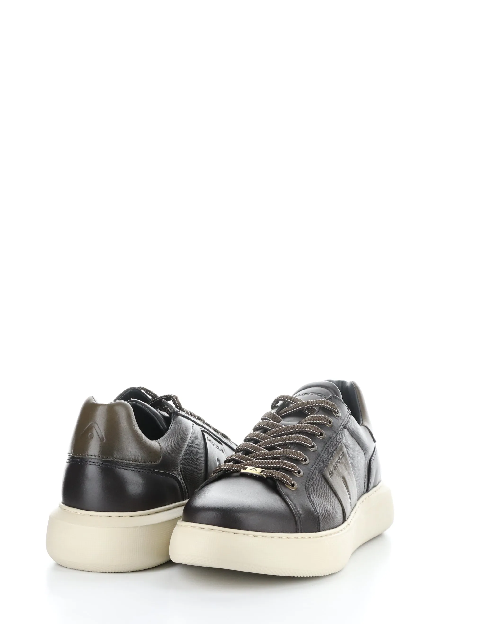 12455 Brown / Olive Lace-up Shoes