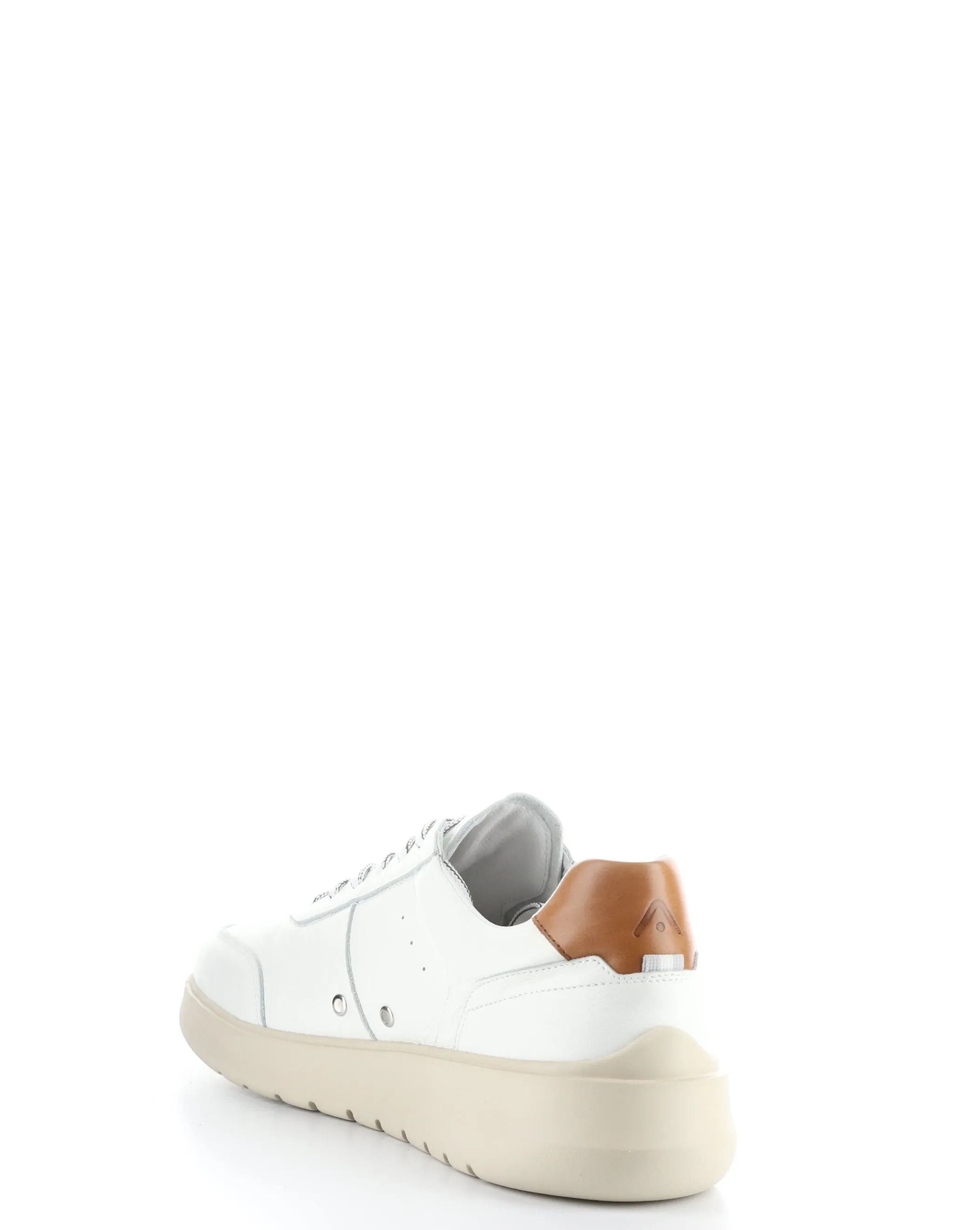 12863 White Cognac Lace-up Shoes - Best Deals, Lowest Prices & Fast Shipping | Shop Now