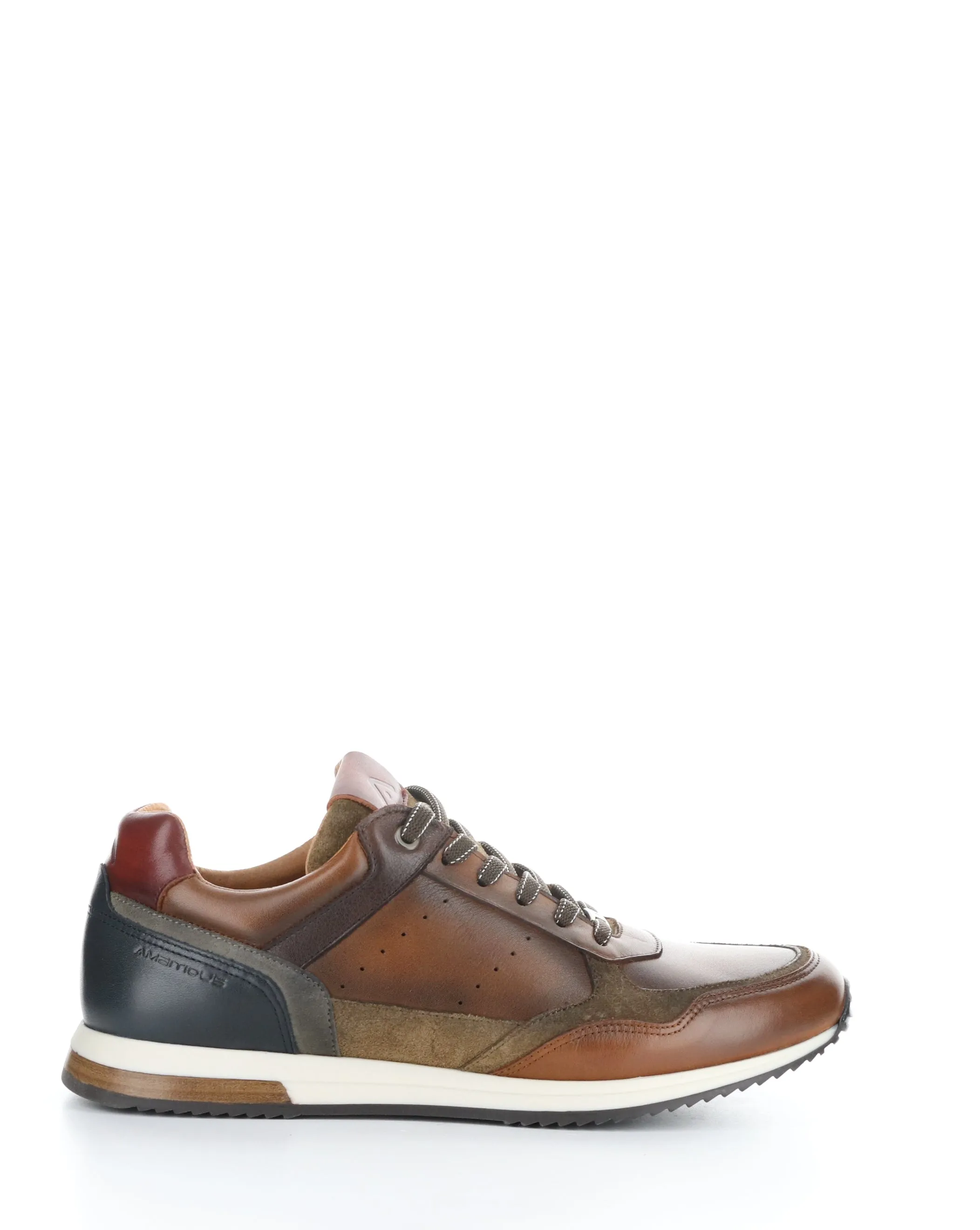 13052 COGNAC COMBI Leather Lace-up Shoes