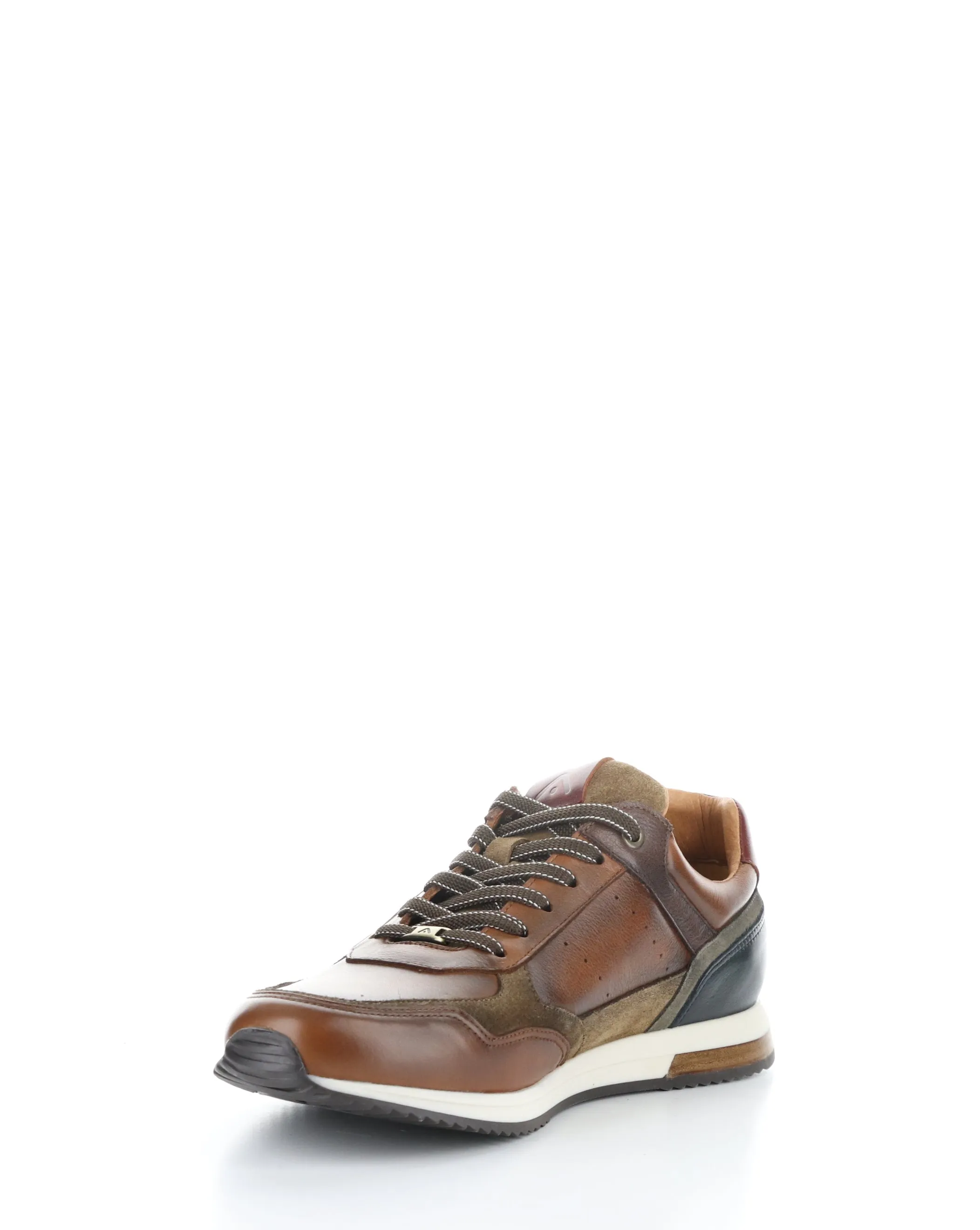 13052 COGNAC COMBI Leather Lace-up Shoes