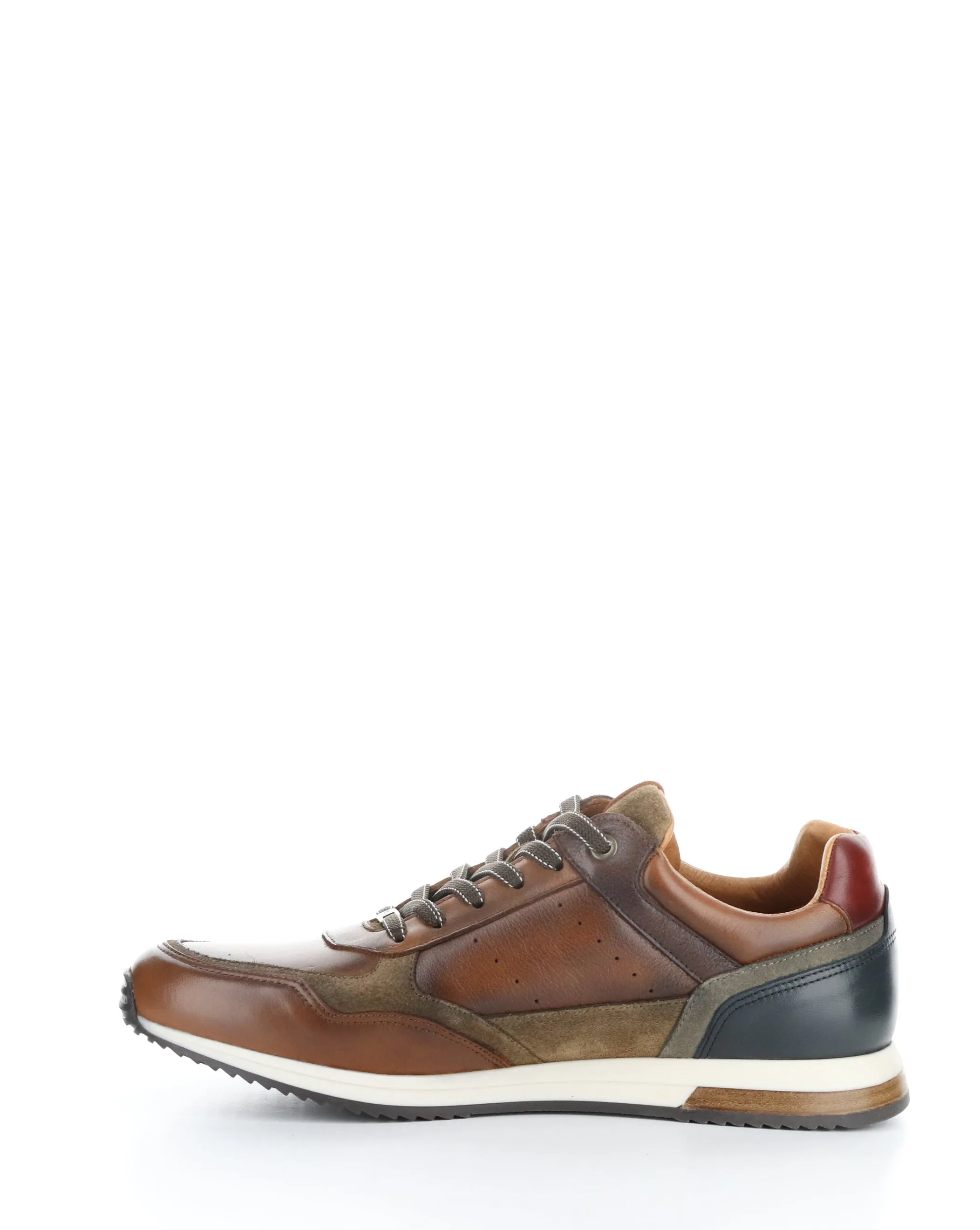 13052 COGNAC COMBI Leather Lace-up Shoes