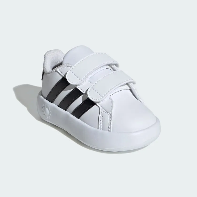 adidas kids grand court 2.0 shoes white black