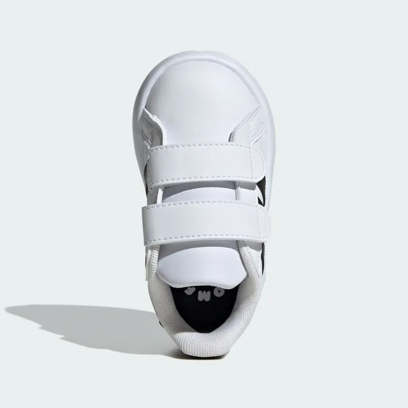 adidas kids grand court 2.0 shoes white black