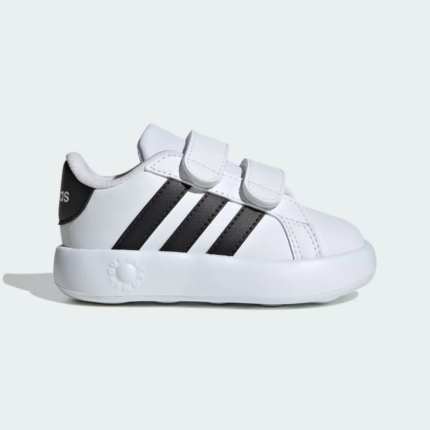 adidas kids grand court 2.0 shoes white black