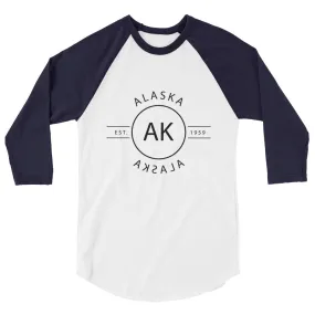 Alaska 3/4 Sleeve Raglan Shirt - Reflections - Shop now for Reflections 3/4 Sleeve Raglan Shirt in Alaska Theme, available for p