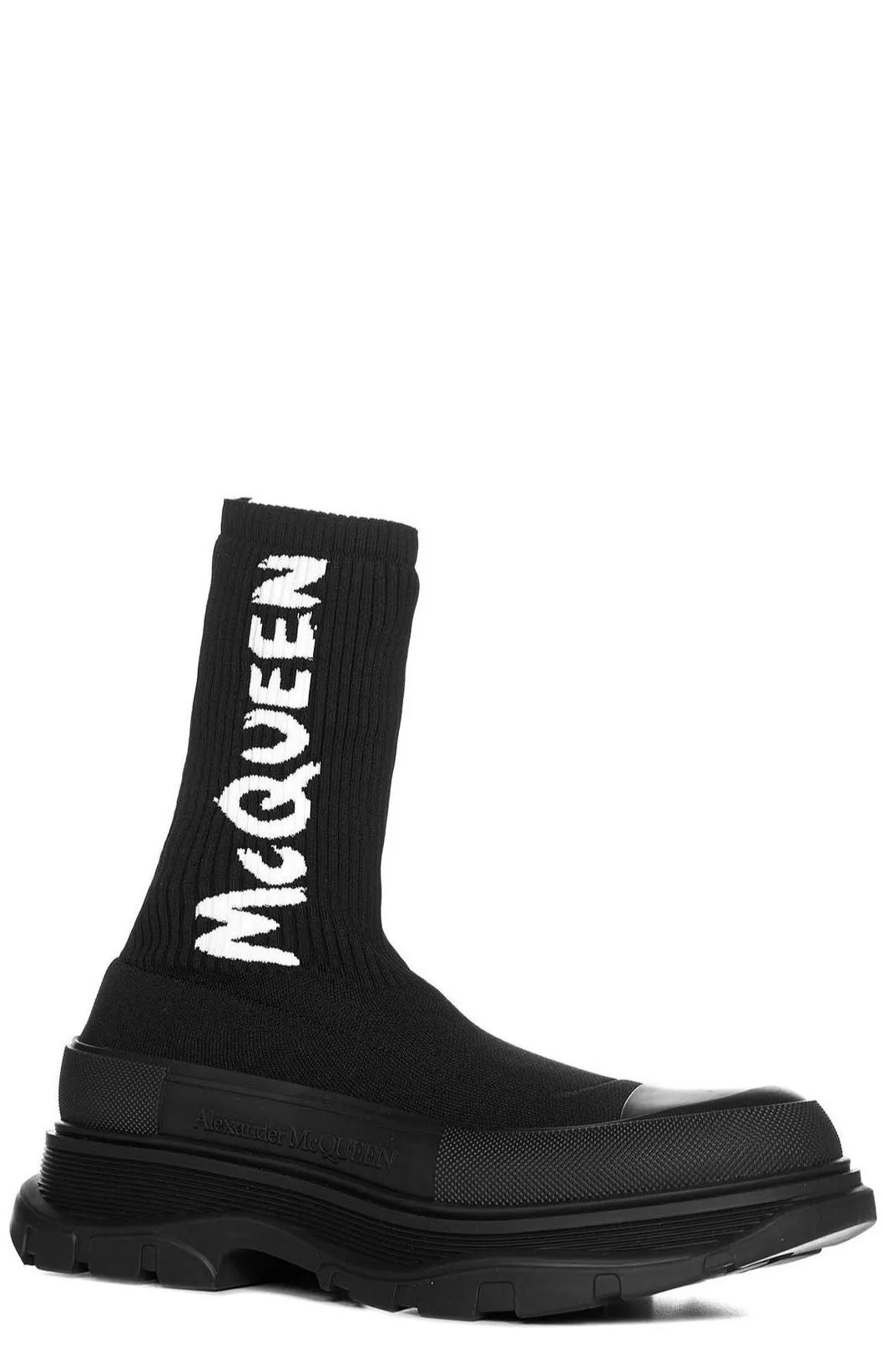 Alexander McQueen Graffiti Knit Boots