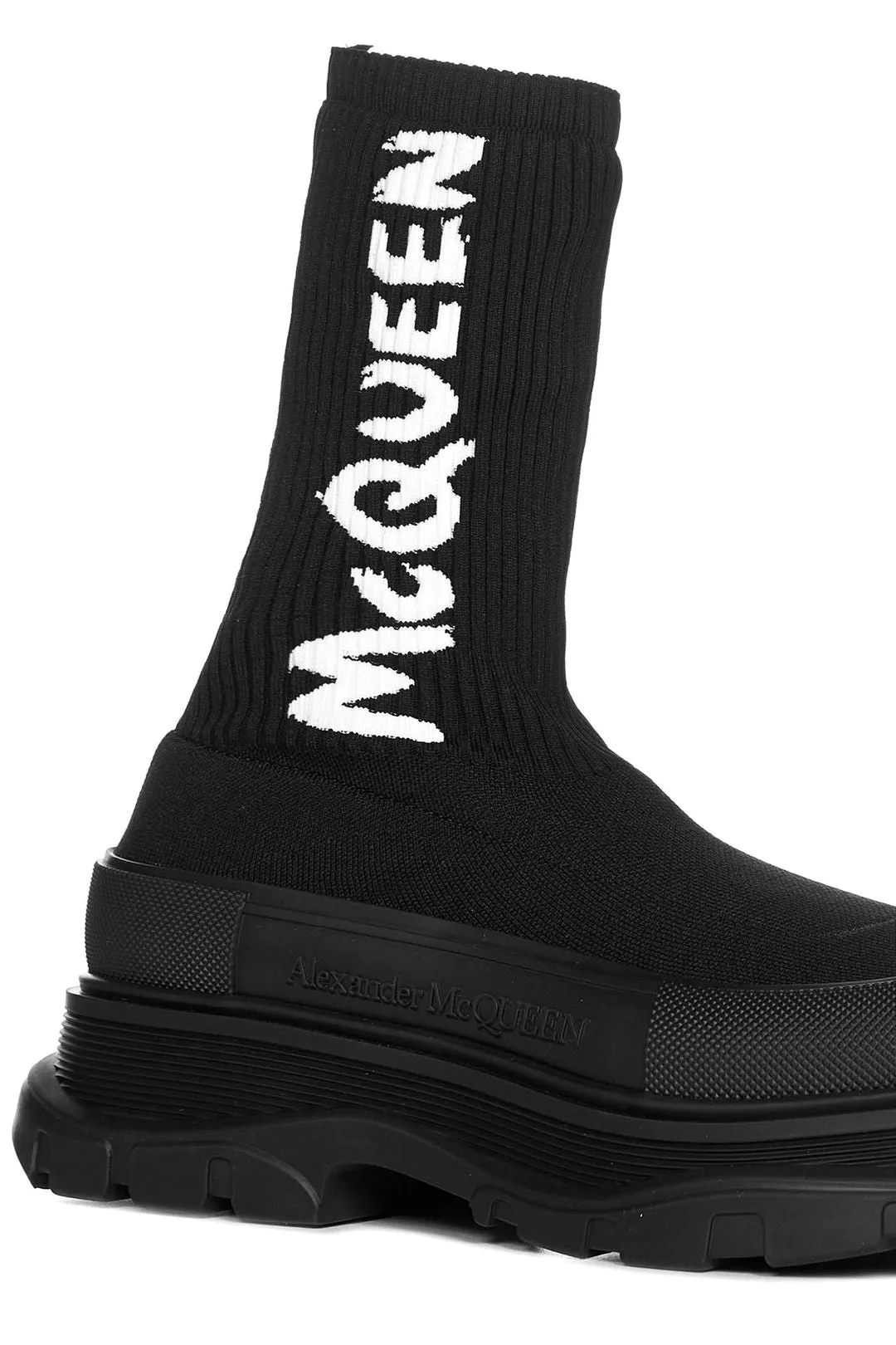 Alexander McQueen Graffiti Knit Boots