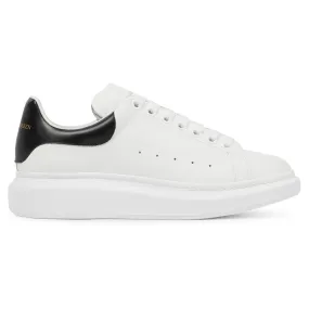 Alexander Mcqueen White Black Sneaker with Raised Sole