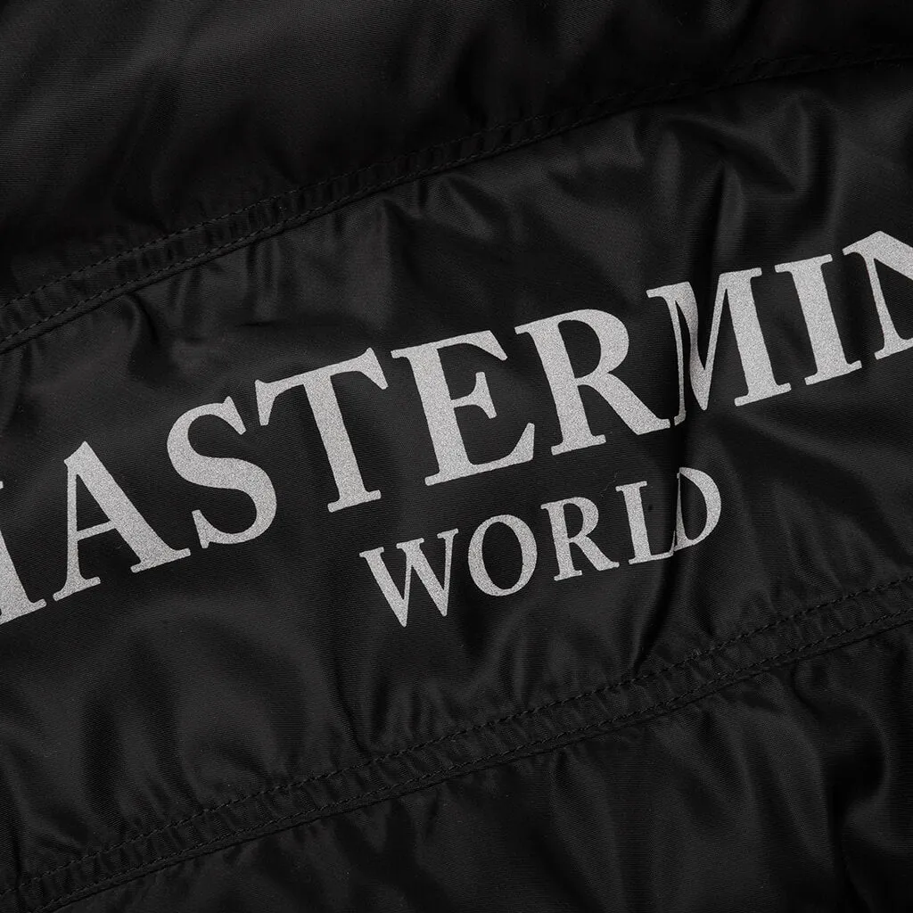 Alpha Industries Patchwork MA-1 Bomber Jacket in Black by Mastermind World