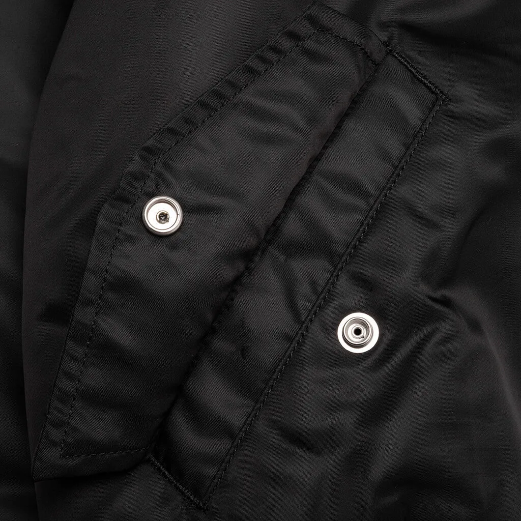 Alpha Industries Patchwork MA-1 Bomber Jacket in Black by Mastermind World