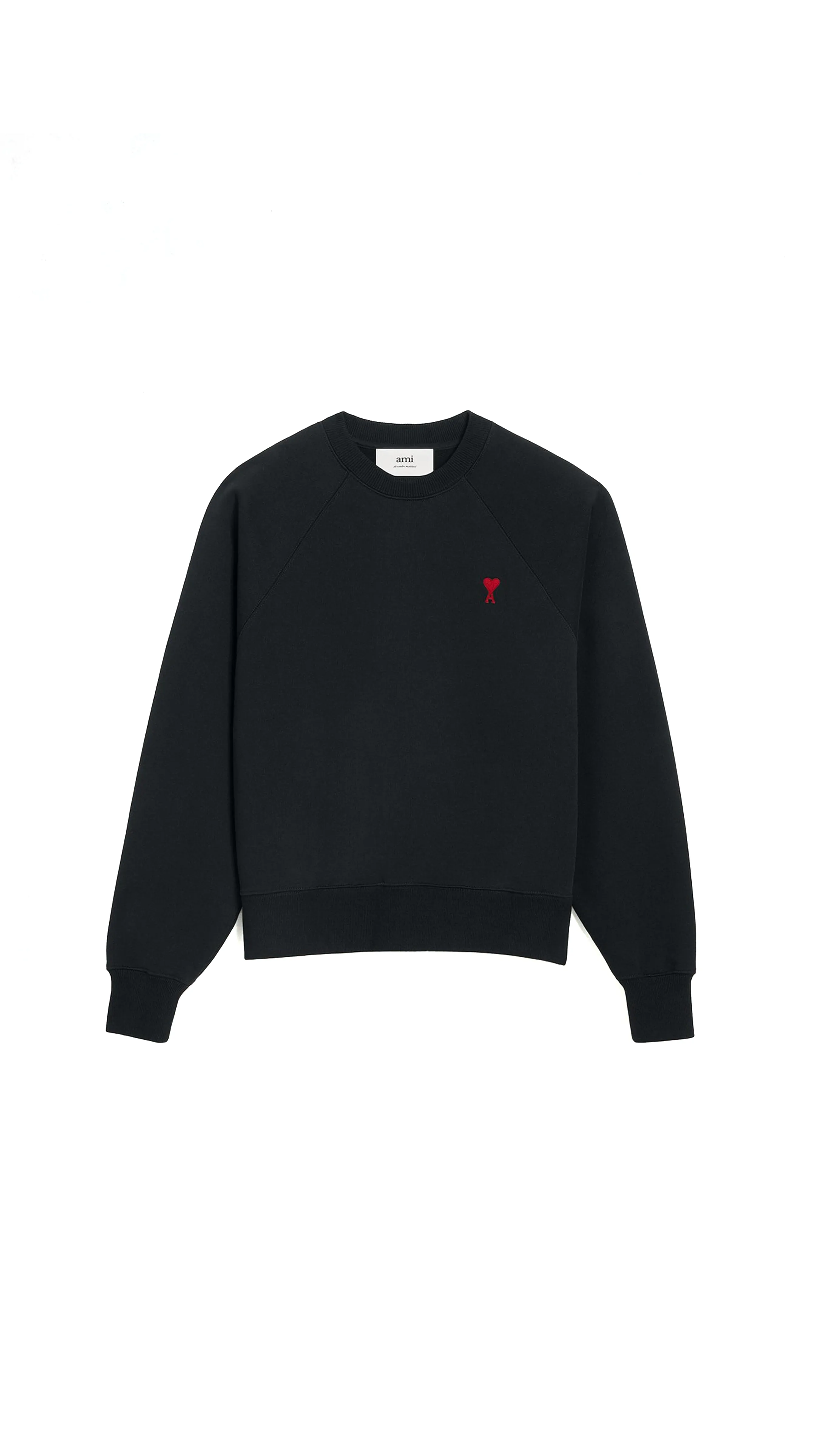 Ami De Coeur Black Box-fit Sweatshirt.