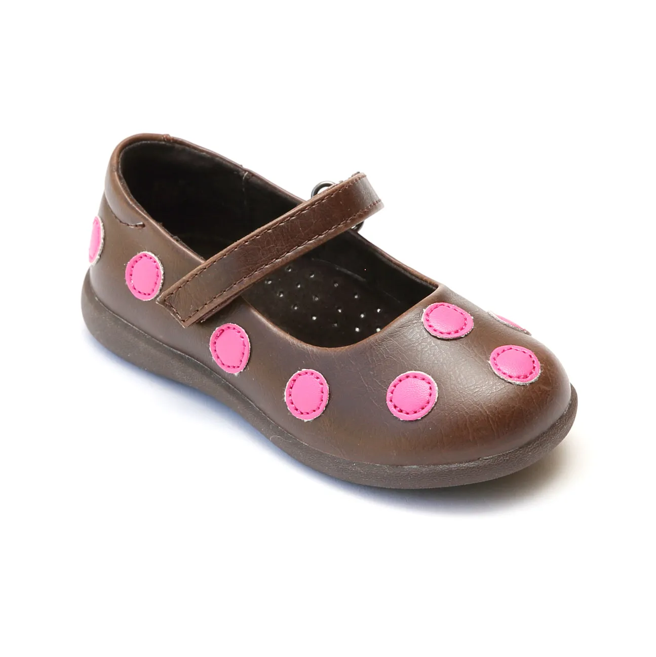 Amour Girls Polka Dot Mary Janes