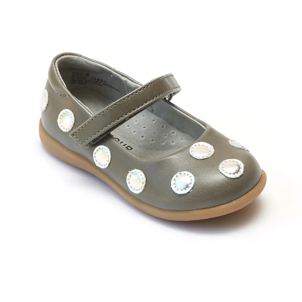 Amour Girls Polka Dot Mary Janes