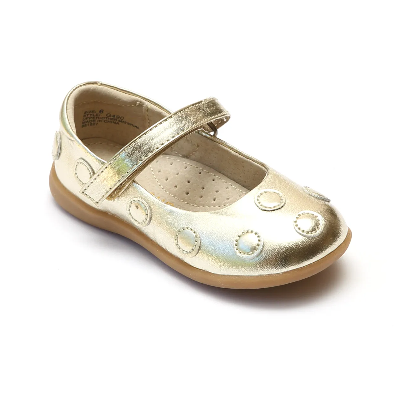 Amour Girls Polka Dot Mary Janes