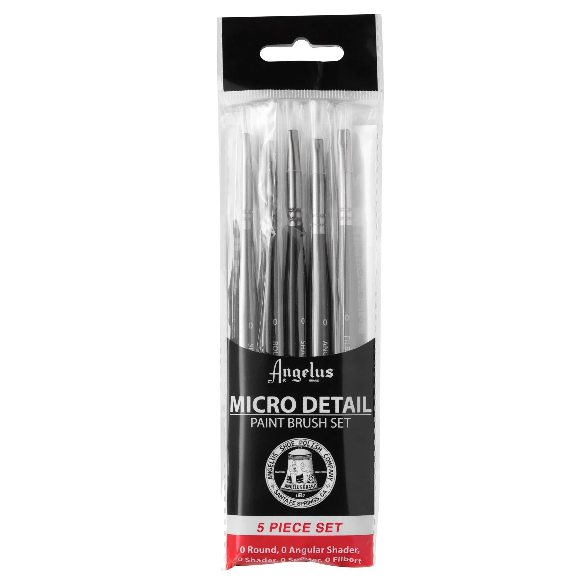 Angelus 5-Piece Micro Detail Paint Brush Set