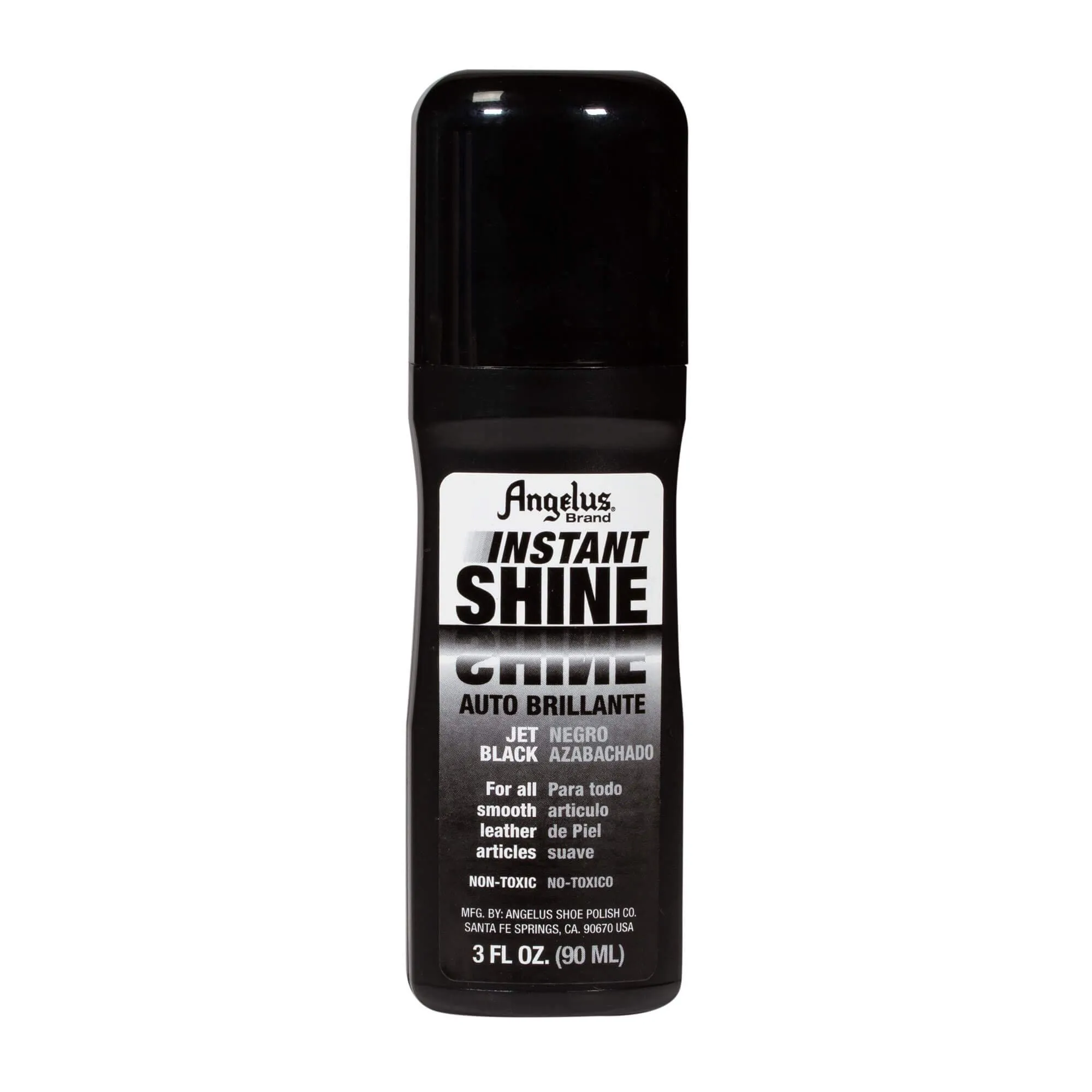 Angelus Instant Shine Black 3oz with Applicator Top