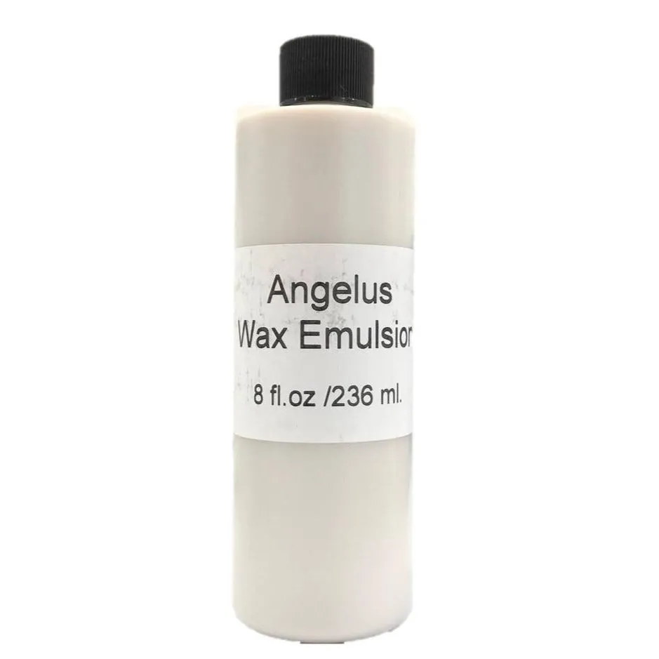 Angelus Liquid Wax 8oz - Wax Emulsion for Long-lasting Shine.