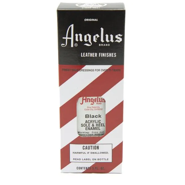 Angelus Sole & Heel Enamel - Black - 3oz