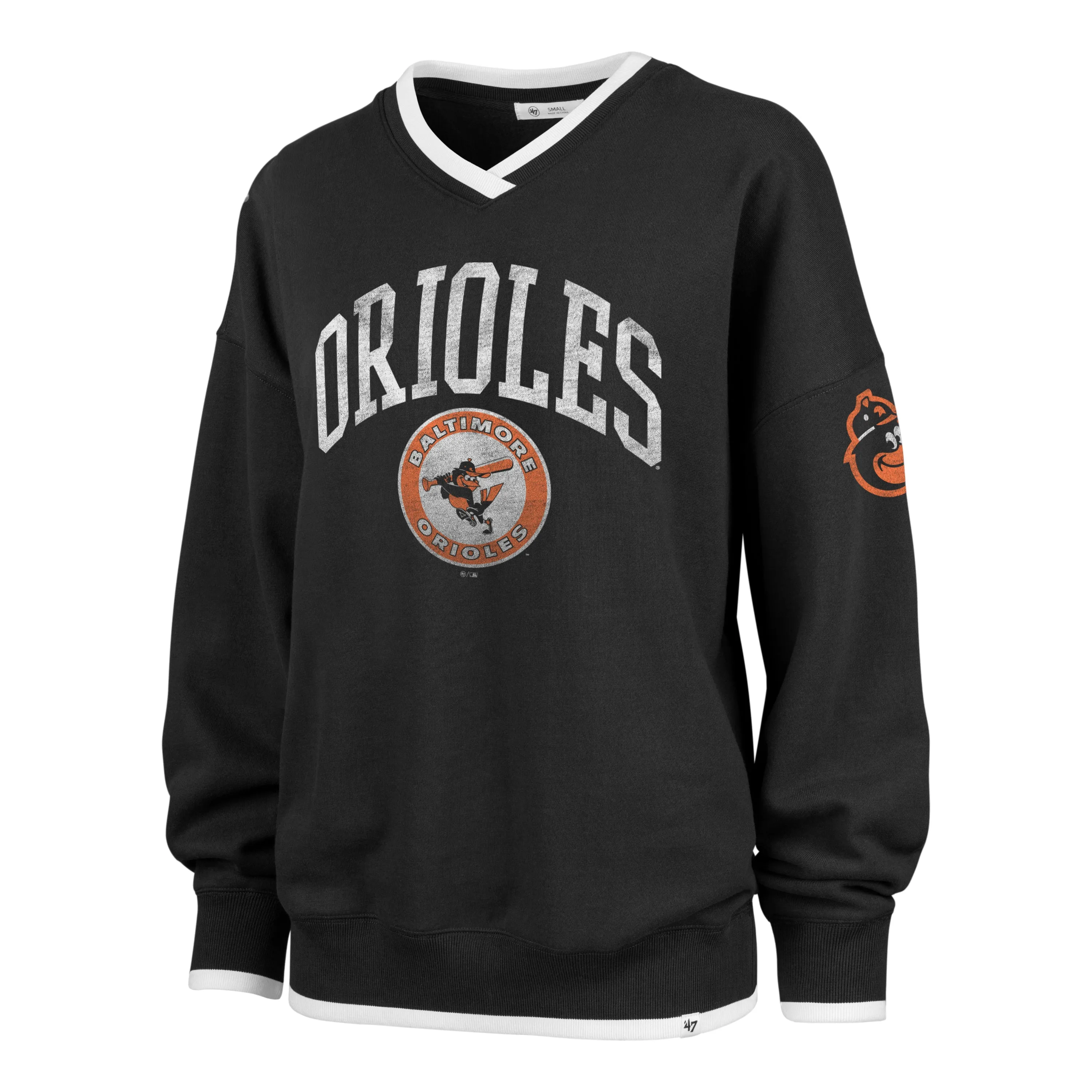 Baltimore Orioles Cooperstown Wax Pack 80s '47 Pullover Women's