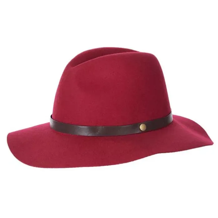 Barbour Annadale Fedora Hat - Rose Red