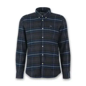 Barbour black slate Kyeloch TF shirt.