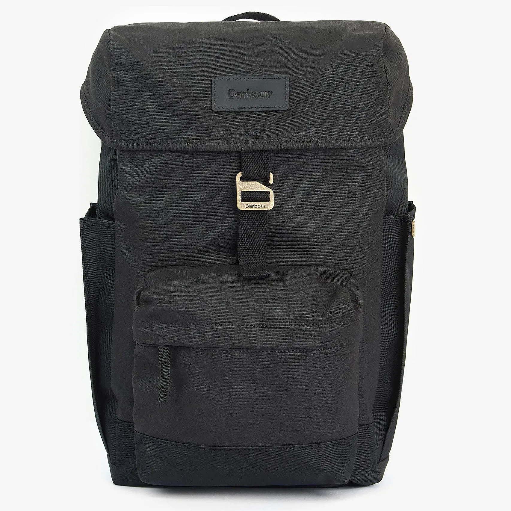 Barbour Black Wax Backpack