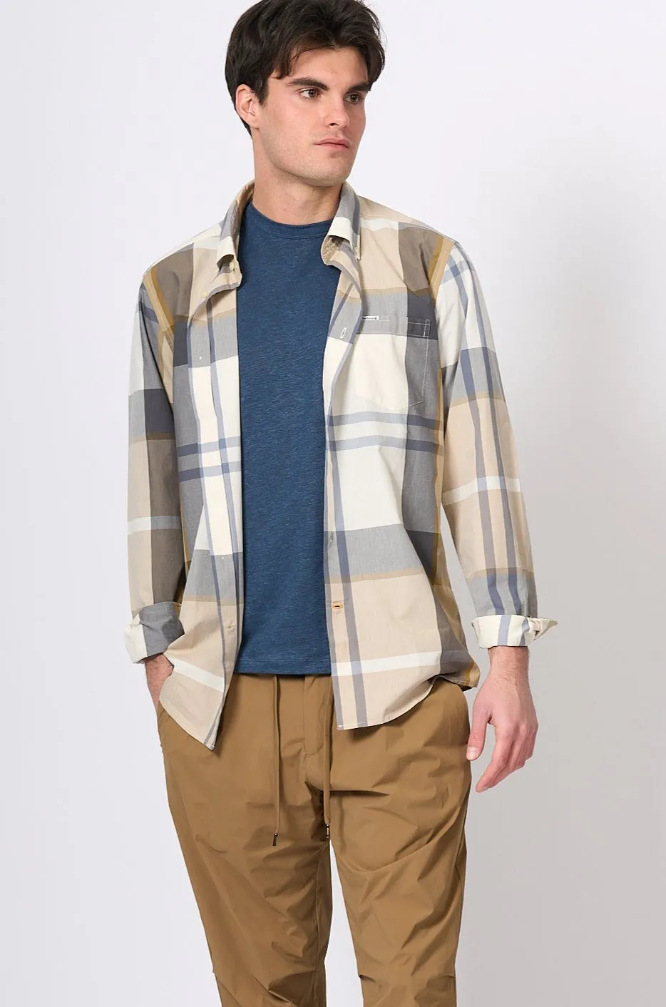 Barbour Camicia Sabbia Uomo