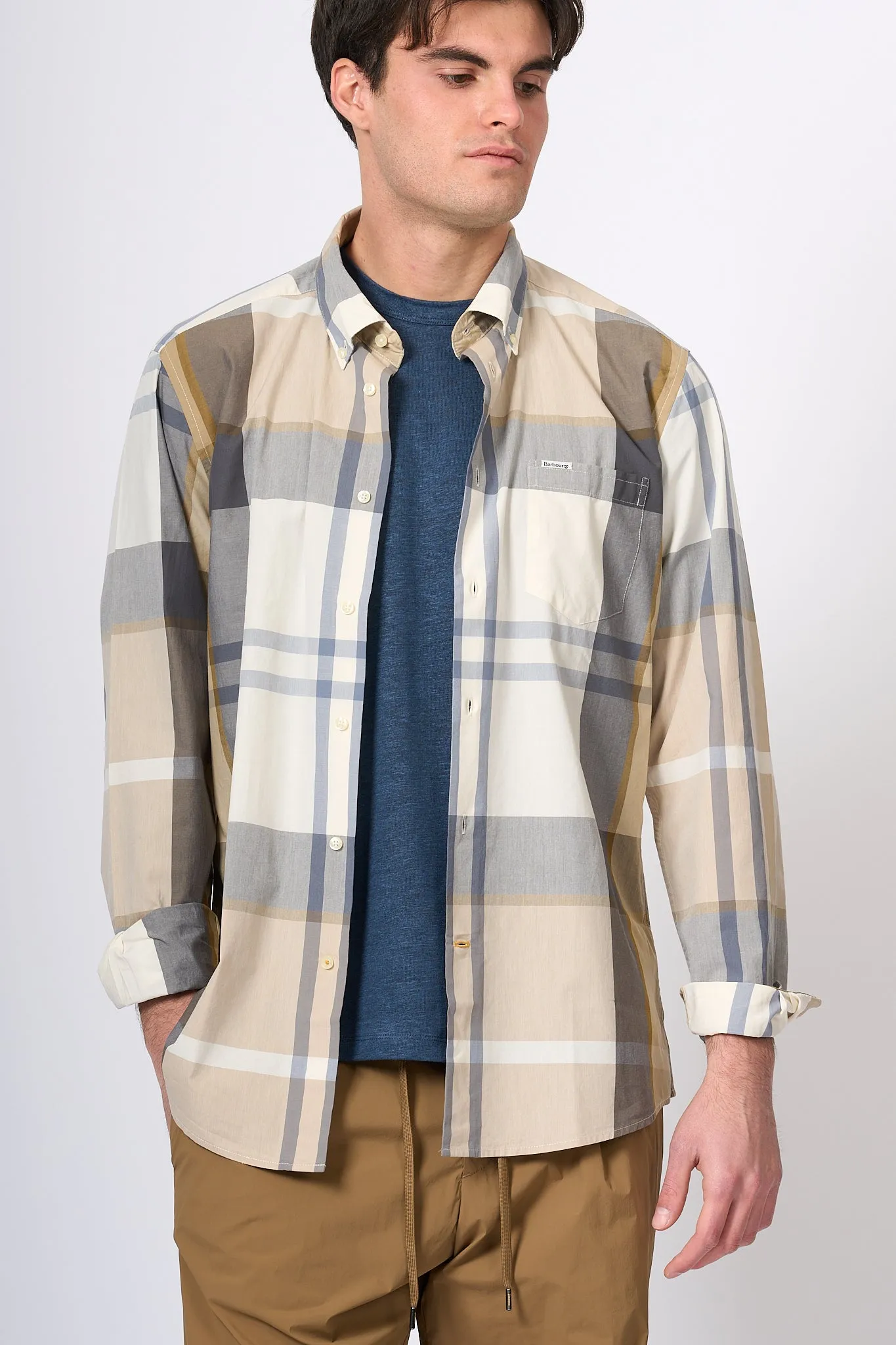 Barbour Camicia Sabbia Uomo