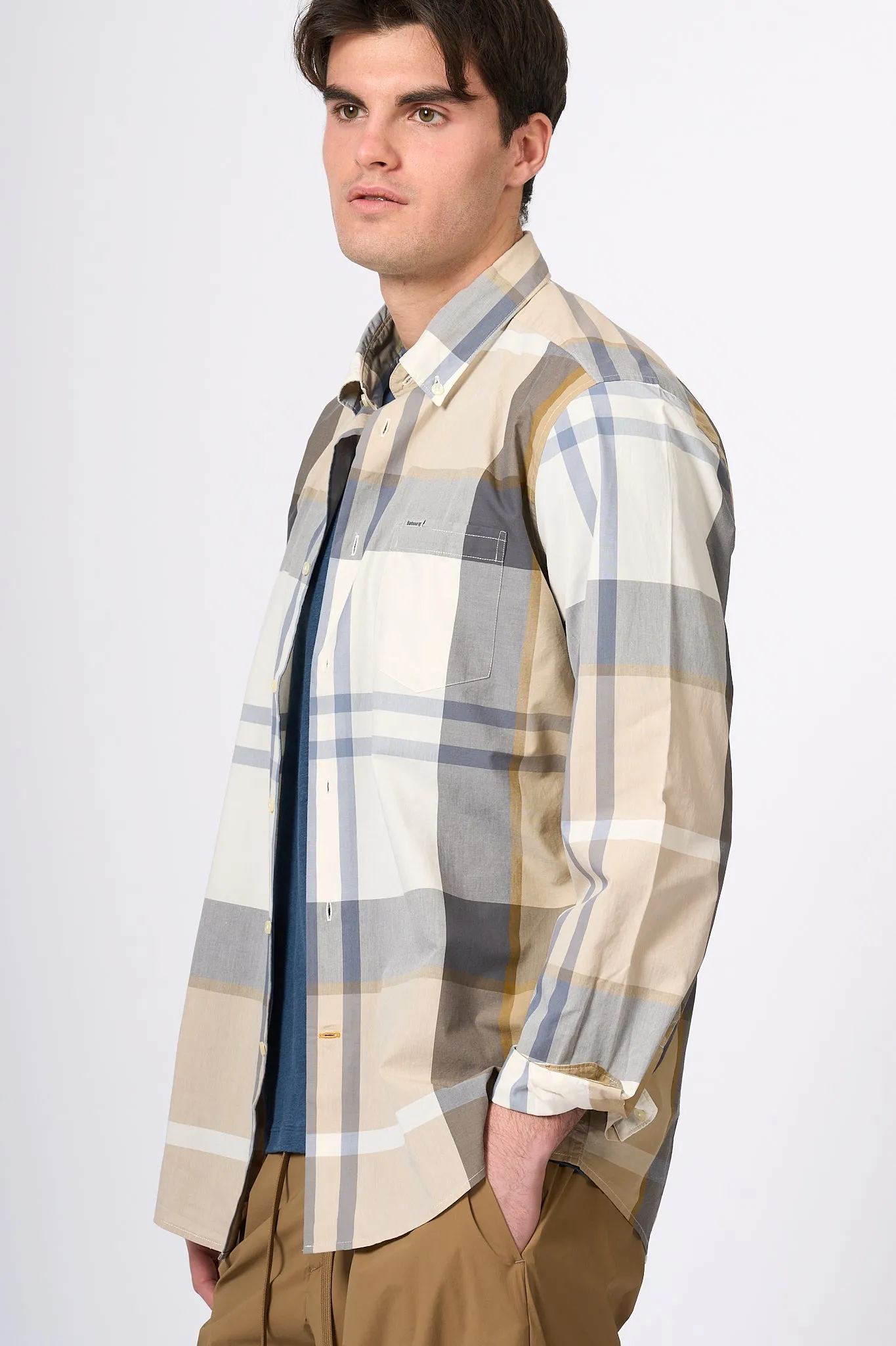 Barbour Camicia Sabbia Uomo