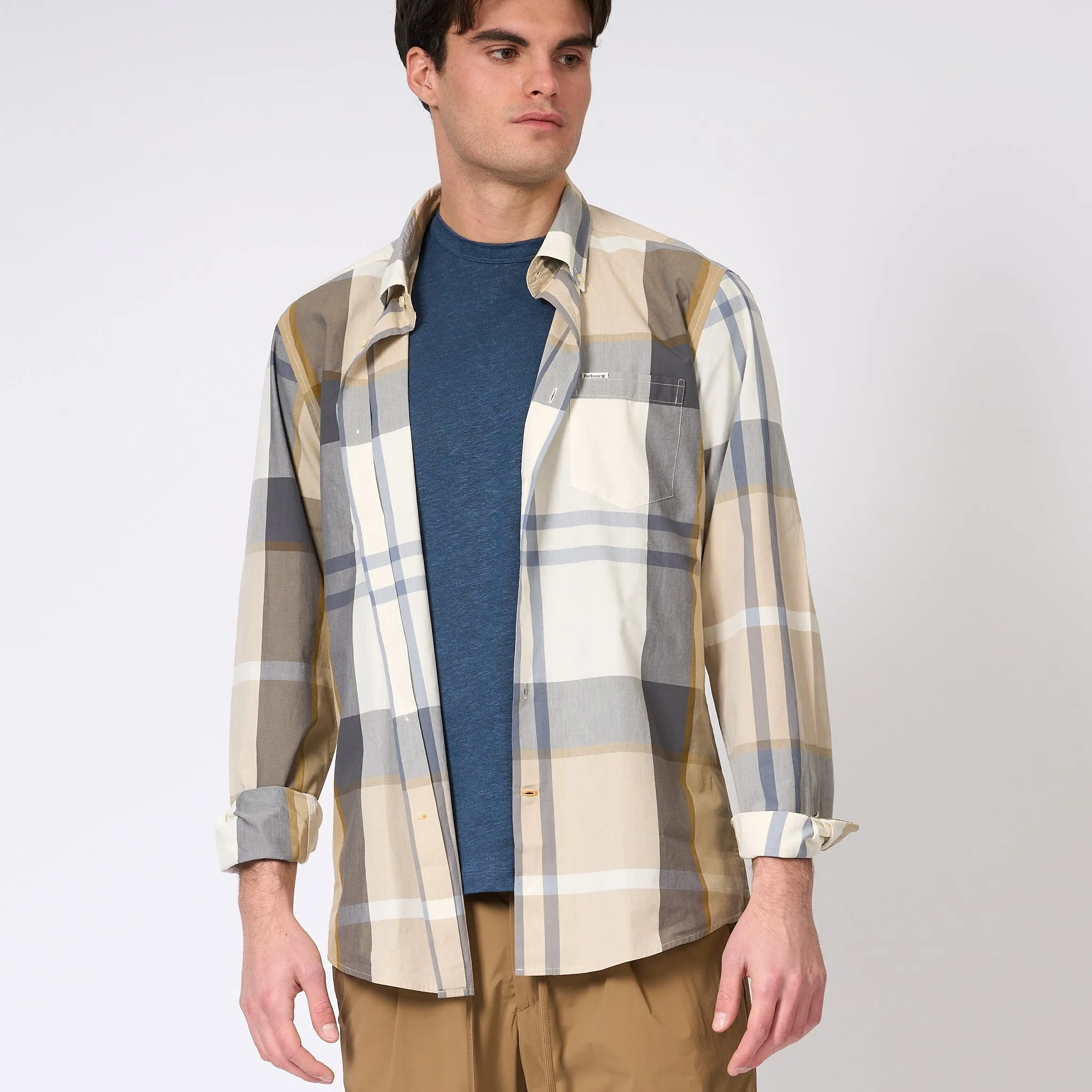 Barbour Camicia Sabbia Uomo