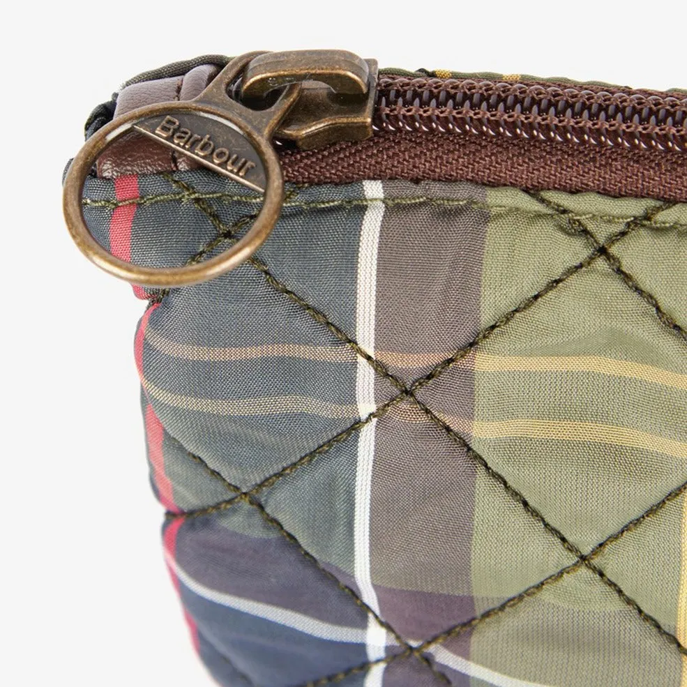 Barbour Classic Tartan Quilted Washbag