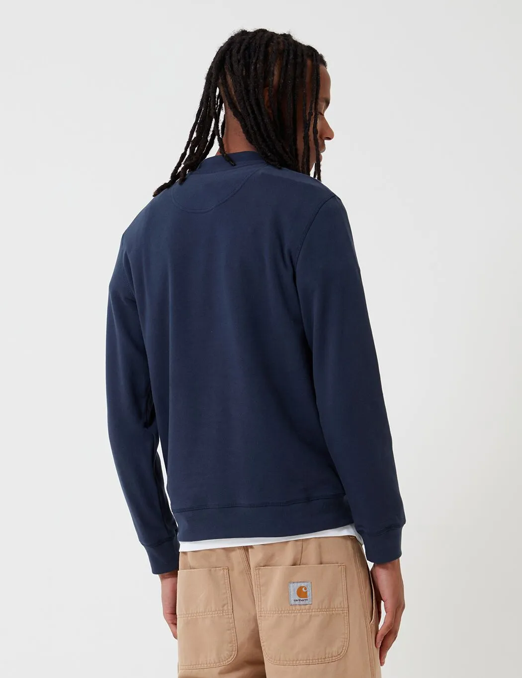 Barbour Herbrides Sweatshirt, Navy Blue - White Label