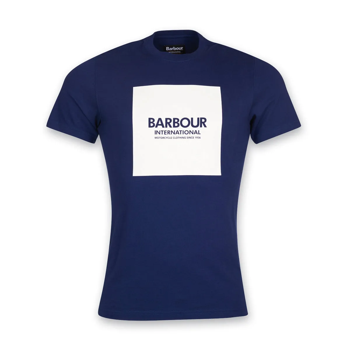 Barbour International - Blue Block Logo T-Shirt