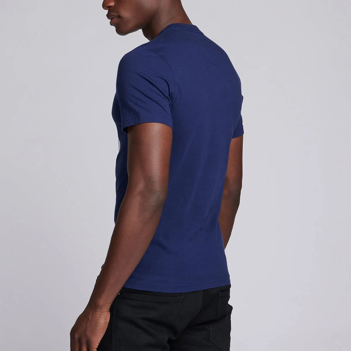 Barbour International - Blue Block Logo T-Shirt