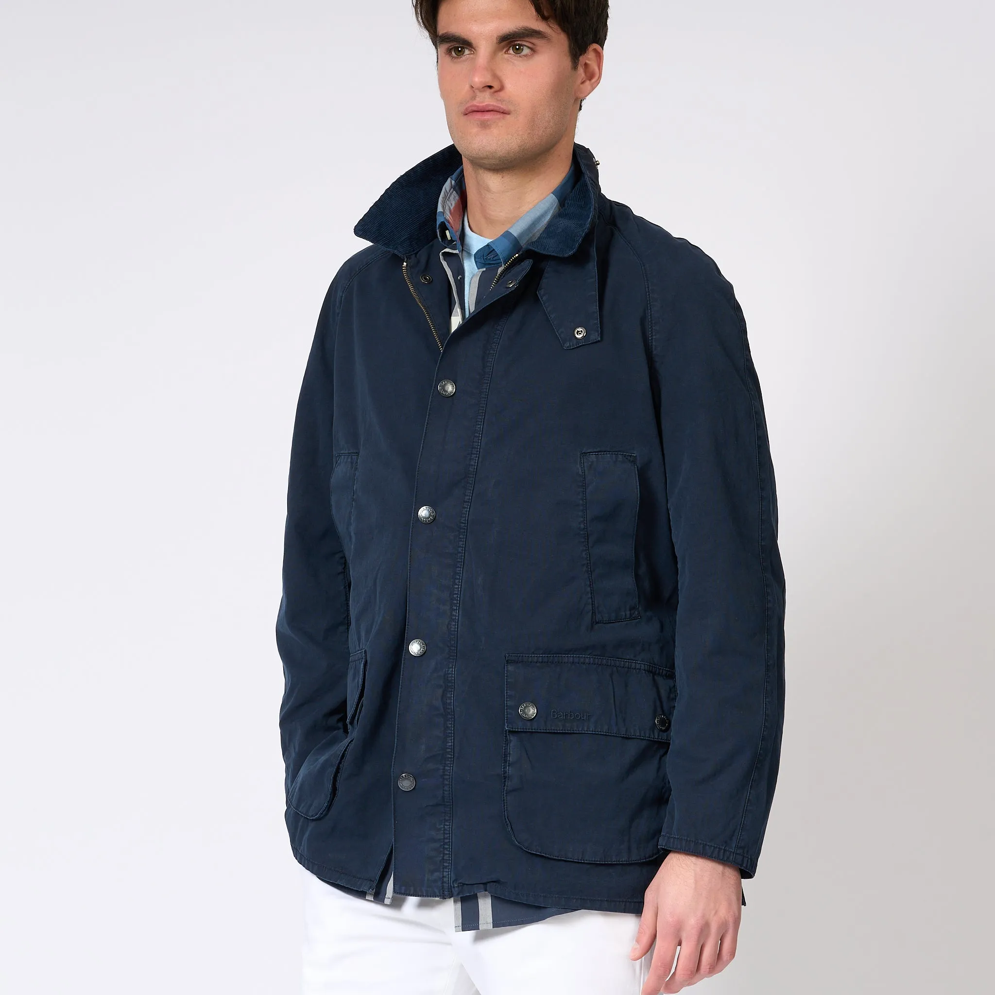 Barbour jacket Ashby blue men