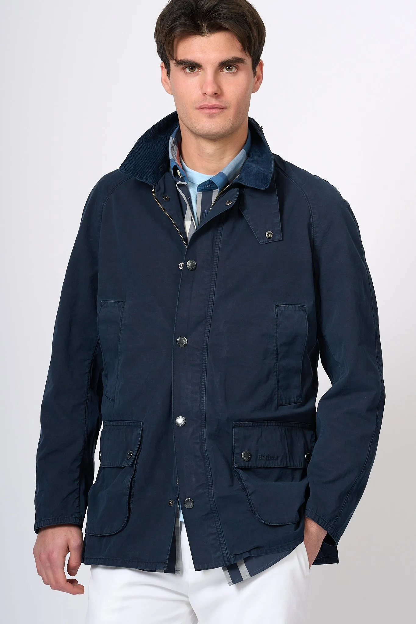 Barbour jacket Ashby blue men