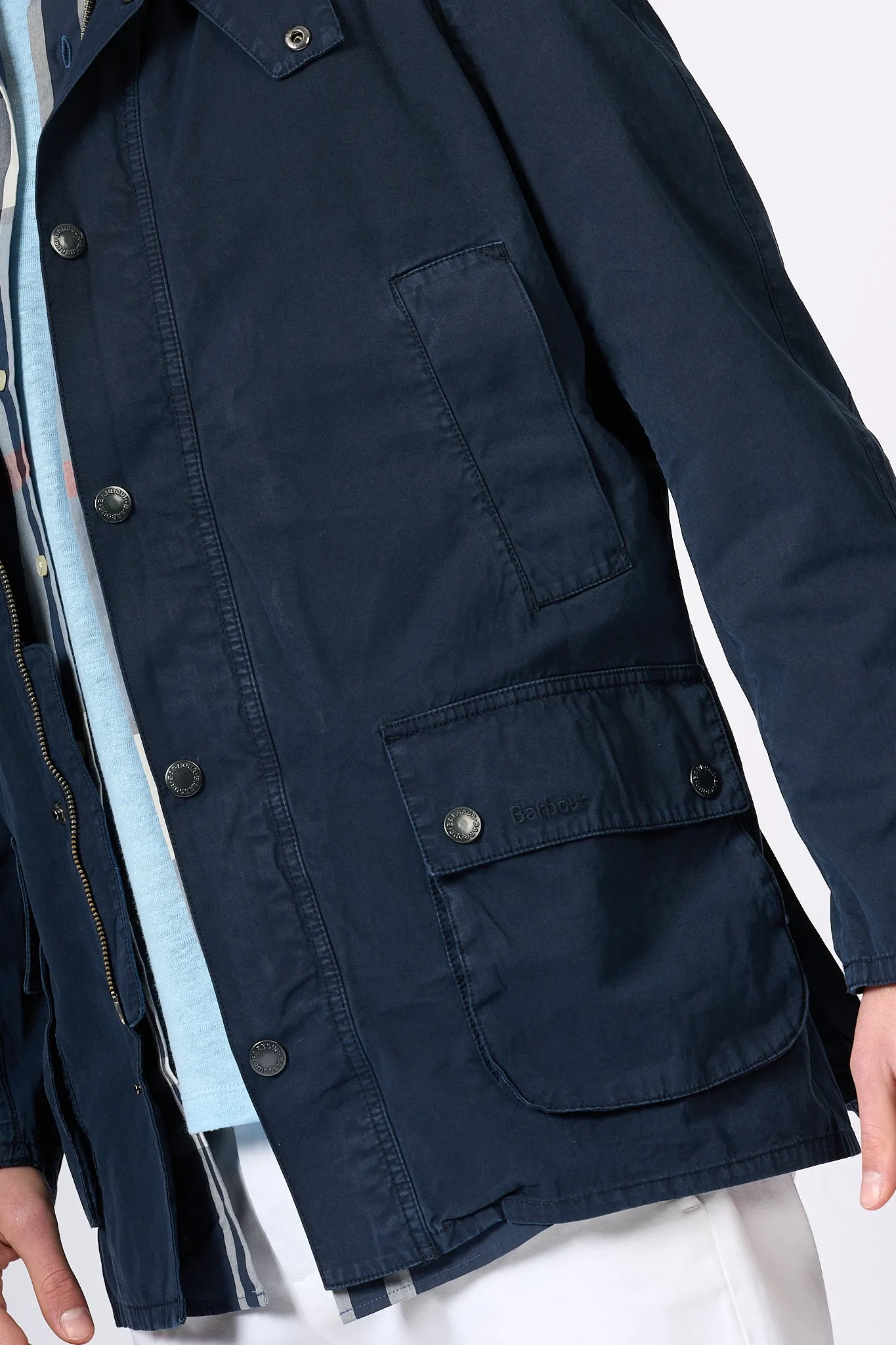 Barbour jacket Ashby blue men