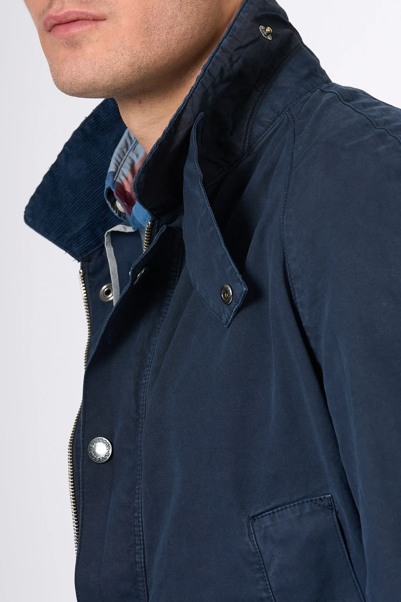 Barbour jacket Ashby blue men