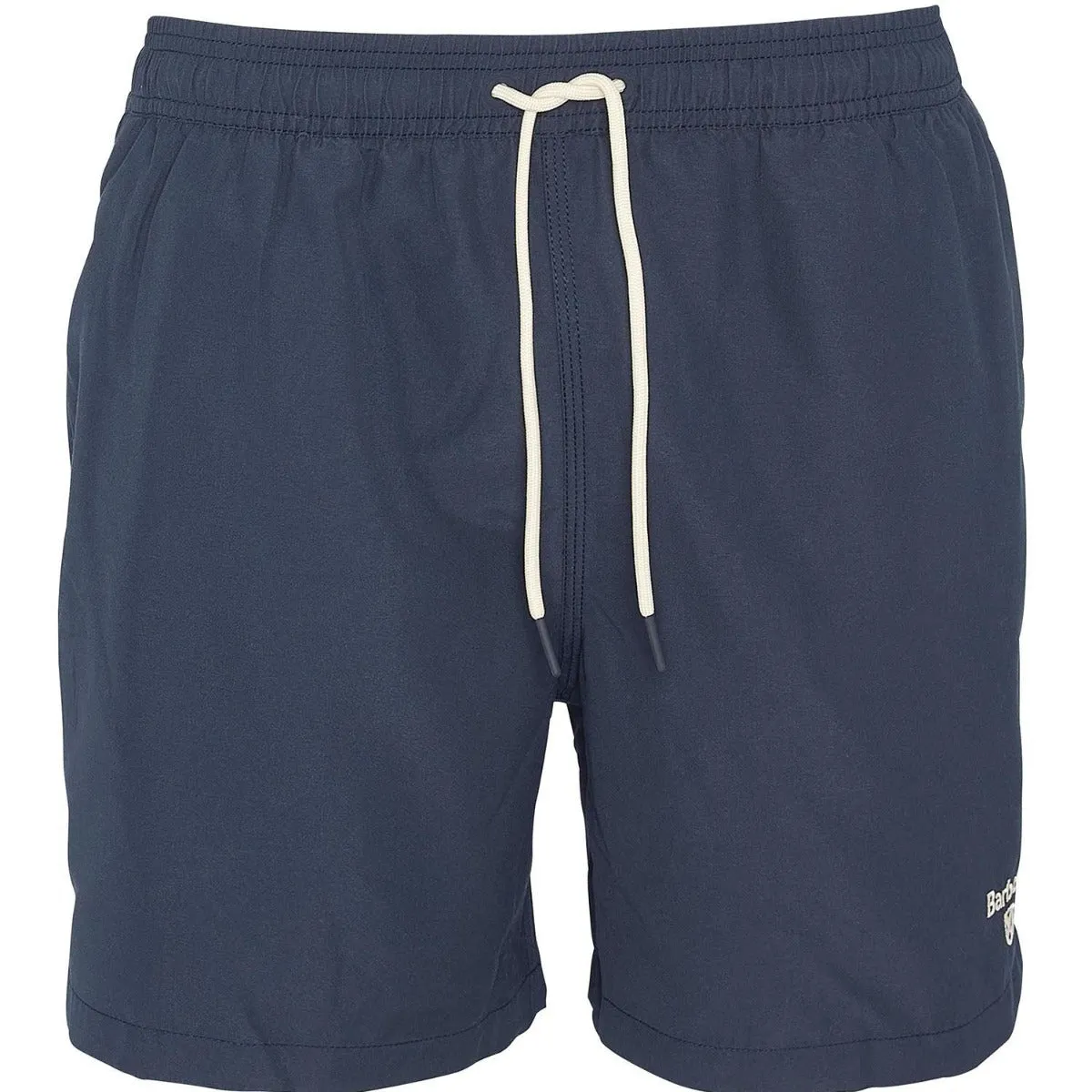 Barbour Men's Navy Swim Shorts with Staple Logo - Buy Now