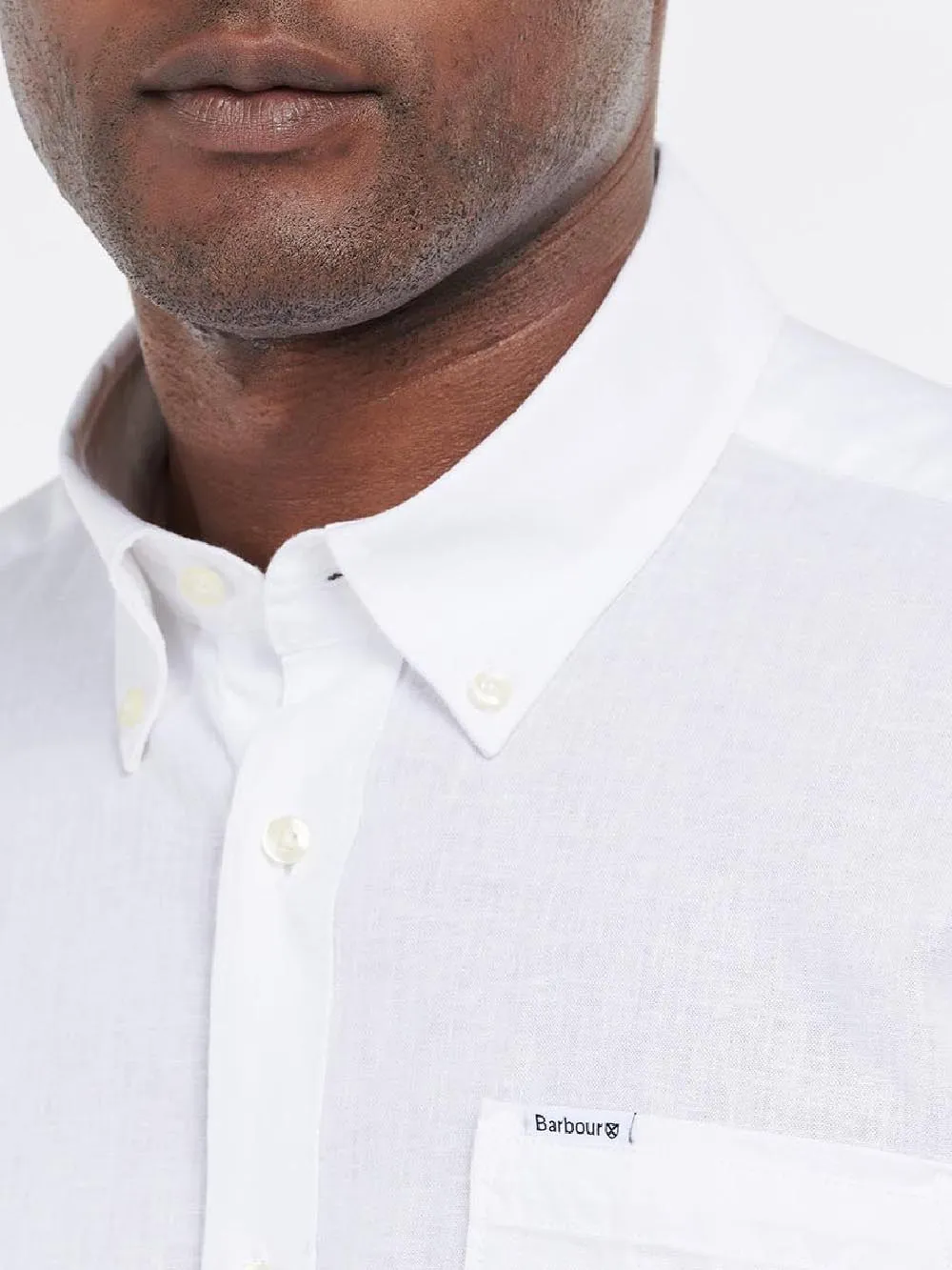 Barbour Msh5090 Nelson Men's Tailored Shirt - White