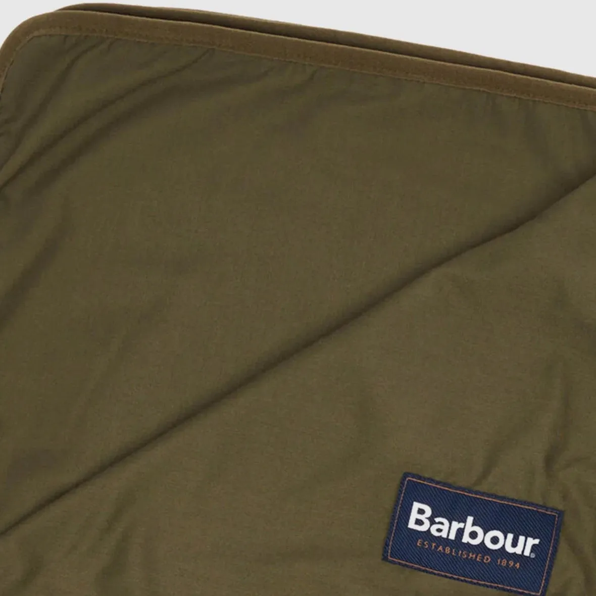 Barbour Olive Dog Travel Fleece Blanket