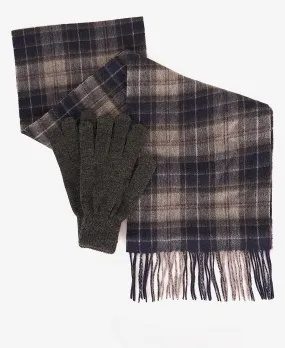 Barbour scarf and gloves set.