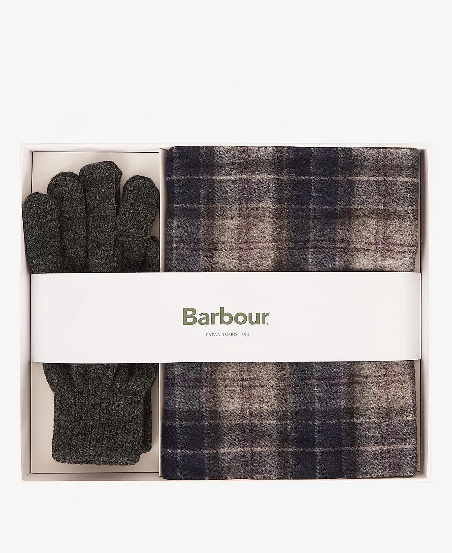 Barbour scarf and gloves set.