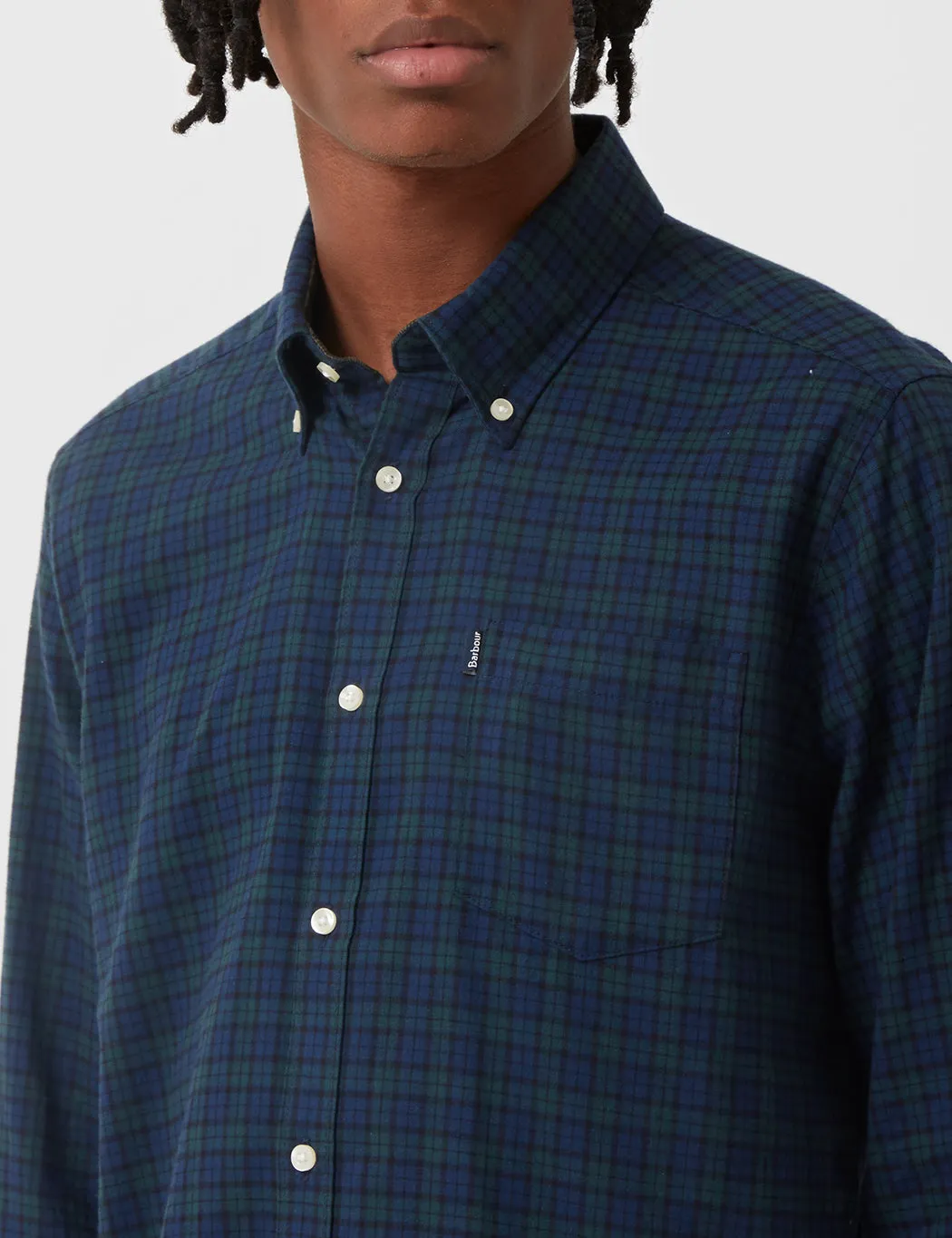 Barbour Stapleton Dalton Check Shirt - Navy Blue - Best Price & Reviews