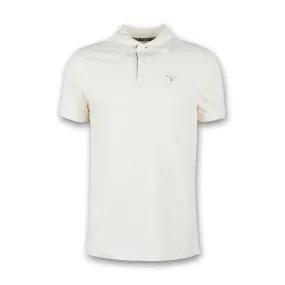 Barbour - Whisper White Cotton Polo Shirt