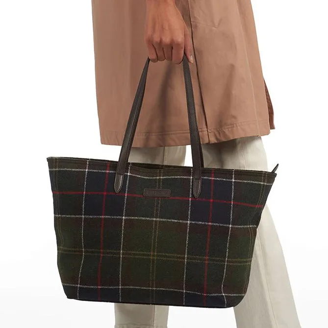 Barbour Witford Tartan Tote - Classic Tartan - Google SEO Result: Shop now!