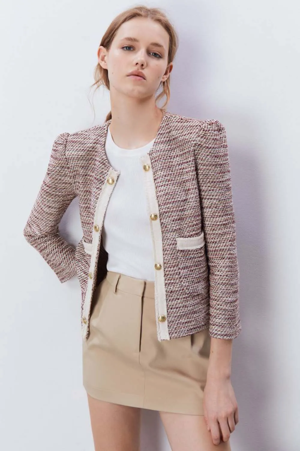 Beige Rustic Cardigan