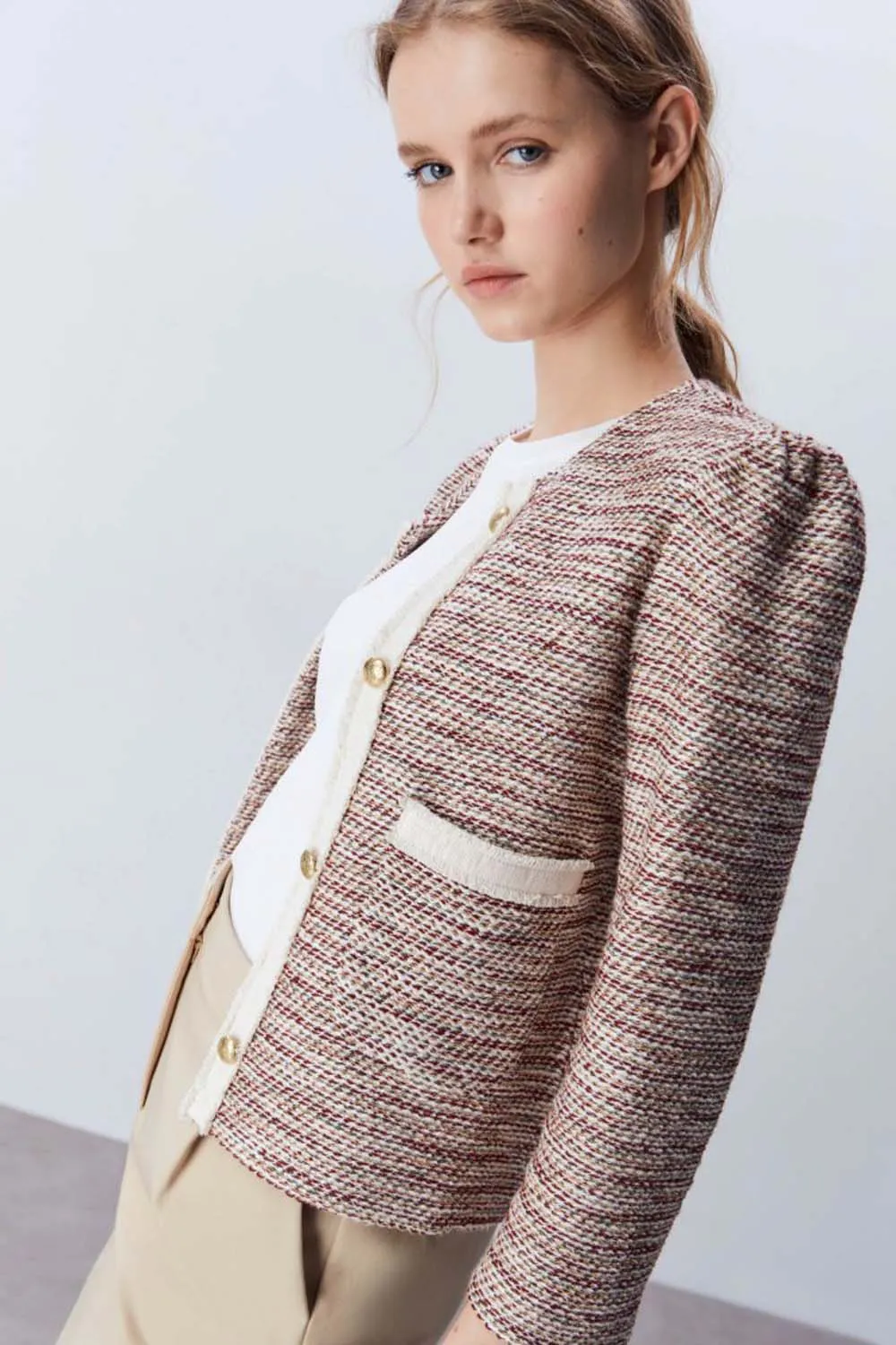 Beige Rustic Cardigan