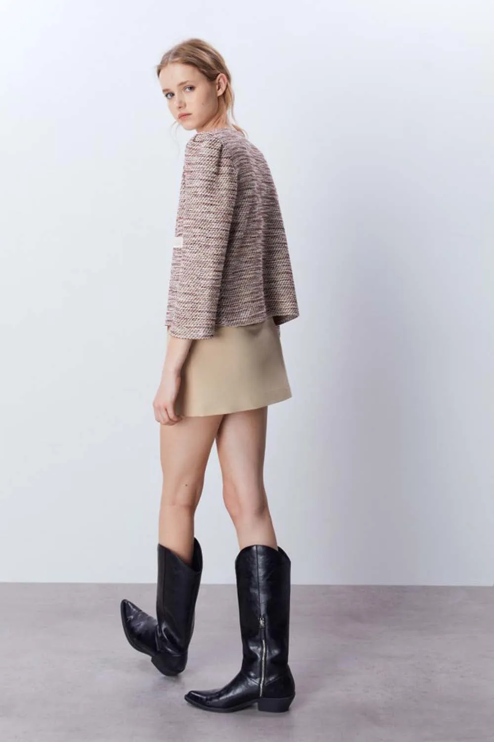 Beige Rustic Cardigan