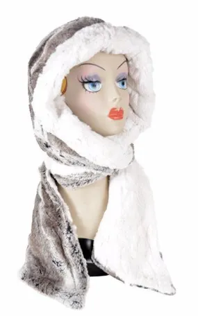 Birch Faux Fur Hoody Scarf